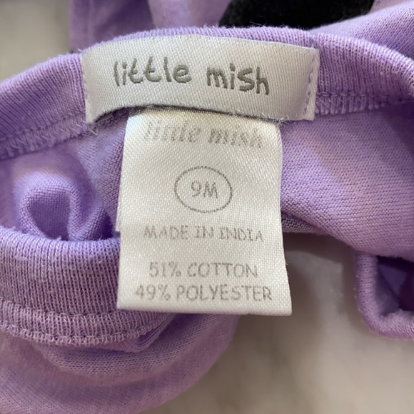 Little Mish Purple Heart Top Dress with Hearts - Picture 7 of 7